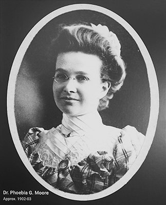 Dr. Phoebia G. Moore - Approx. 1902-03